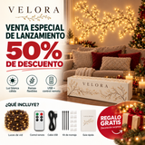 VELORA: oferta de lanzamiento, 50% de descuento