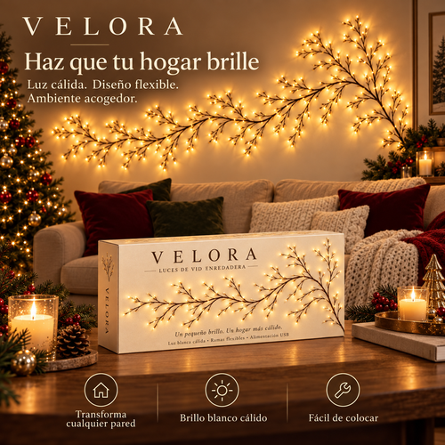 VELORA: luz cálida para tu hogar